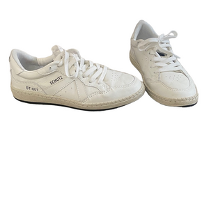 Schutz ST-001 Branco White leather Sneakers Women’s Size 7B
